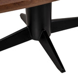 Eettafel Stafford spicebrown oval 280