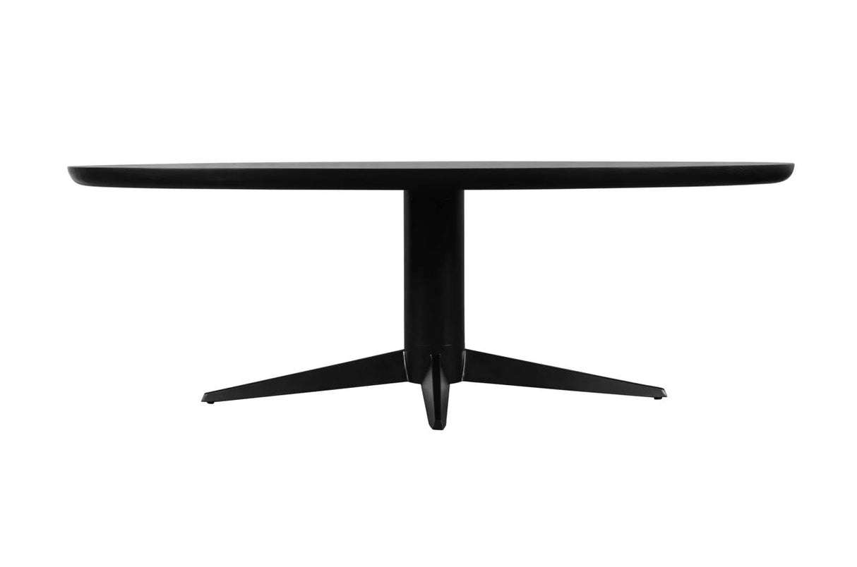 Eettafel Rayford black oval 230 van Richmond Interiors – Luxe comfort op maat van PureWonen. Vraag naar de beste prijs.