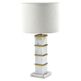 Tafellamp Celinae white including lampshade
