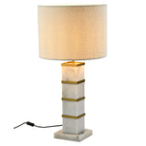 Tafellamp Celinae white including lampshade