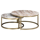Salontafel Bottega Blush beige (Set of 2)