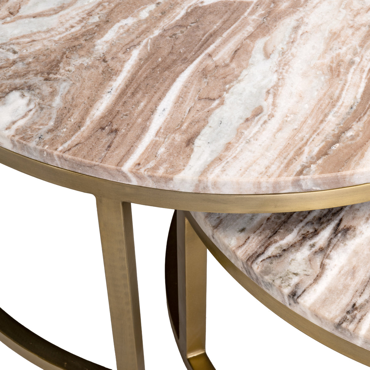 Salontafel Bottega Blush beige (Set of 2)