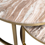 Salontafel Bottega Blush beige (Set of 2)