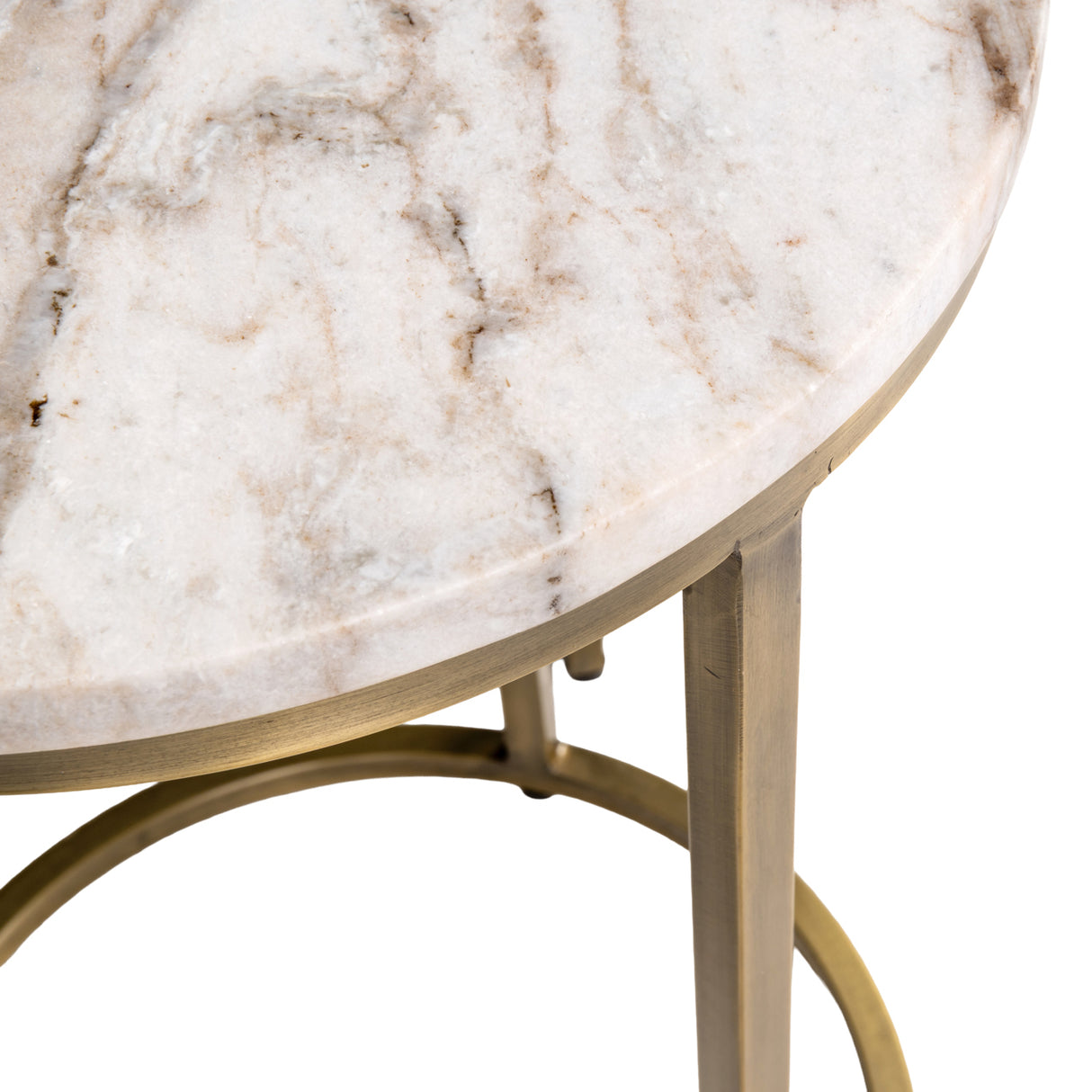Bijzettafel Bottega Blush beige (Set of 2)
