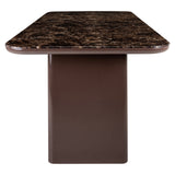 Eettafel Almundi chocolat brown 230