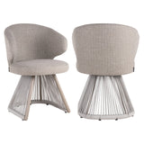 Outdoor eetkamerstoel Nuba greige alpine