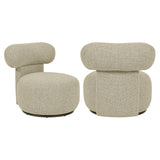 Lounge stoel Kaya cayenne brown swivel