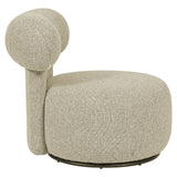 Lounge stoel Kaya cayenne brown swivel