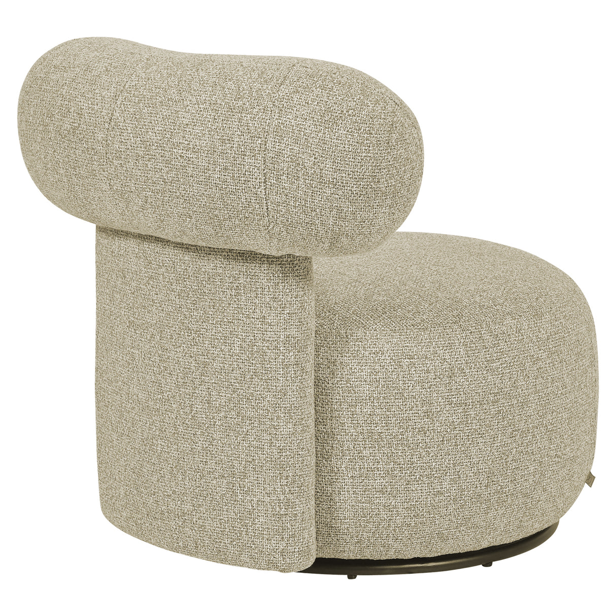 Lounge stoel Kaya cayenne brown swivel