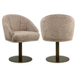 Eetkamerstoel Beverly mocca linear swivel van Richmond Interiors – Luxe comfort op maat van PureWonen. Vraag naar de beste prijs.