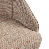 Eetkamerstoel Beverly mocca linear swivel van Richmond Interiors – Luxe comfort op maat van PureWonen. Vraag naar de beste prijs.