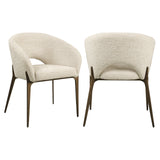 Eetkamerstoel Kenzi natural linear fire retardant