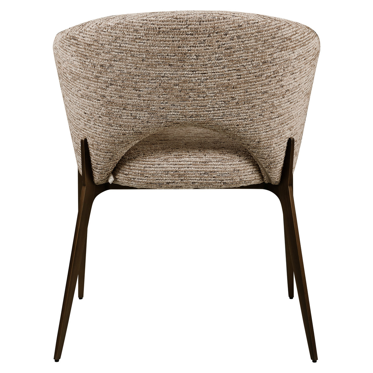 Eetkamerstoel Kenzi mocca linear fire retardant