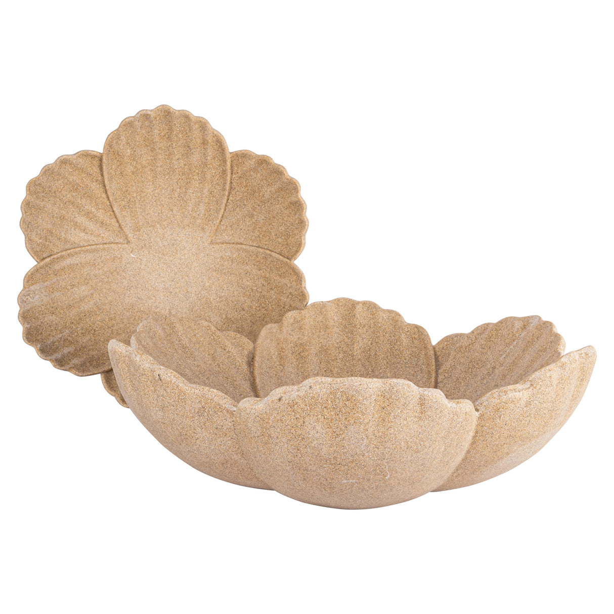 Schaal Petal beige