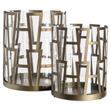 Windlicht Shandy brass antique small – Richmond Interiors (afbeelding 3)