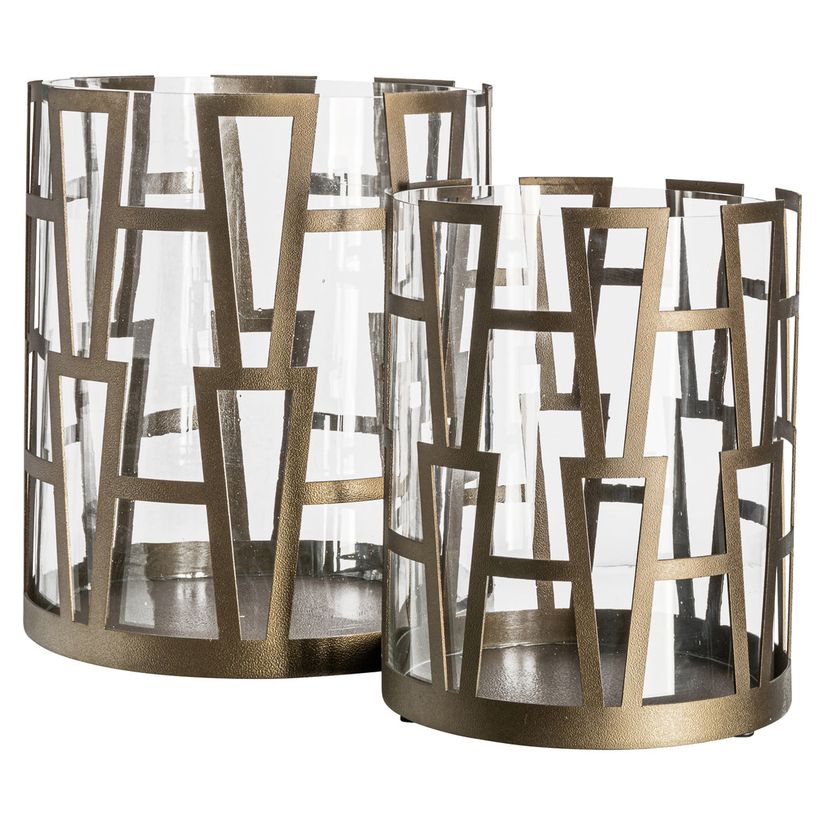 Windlicht Shandy brass antique big – Richmond Interiors (afbeelding 3)