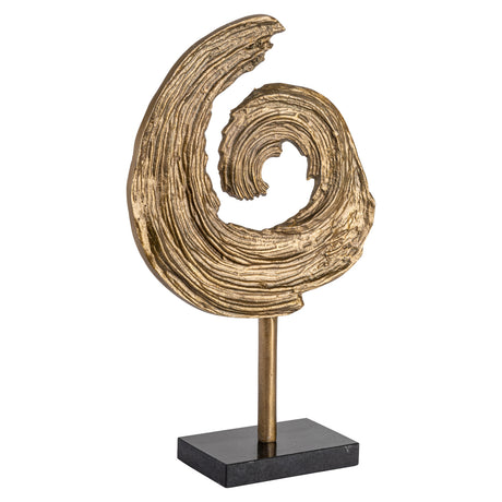Decoratief object Swirl brass antique – Richmond Interiors