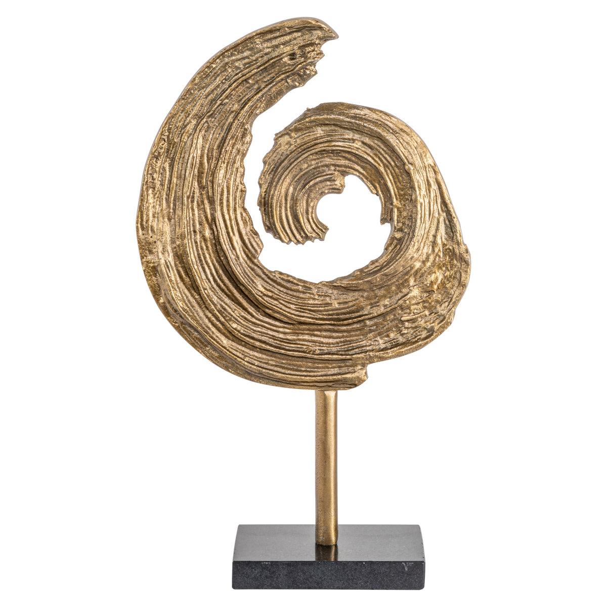Decoratief object Swirl brass antique – Richmond Interiors (afbeelding 2)