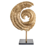 Decoratief object Swirl brass antique large – Richmond Interiors (afbeelding 2)