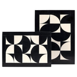 Opbergdoos Rae black/white (Set of 2) – Richmond Interiors (afbeelding 5)