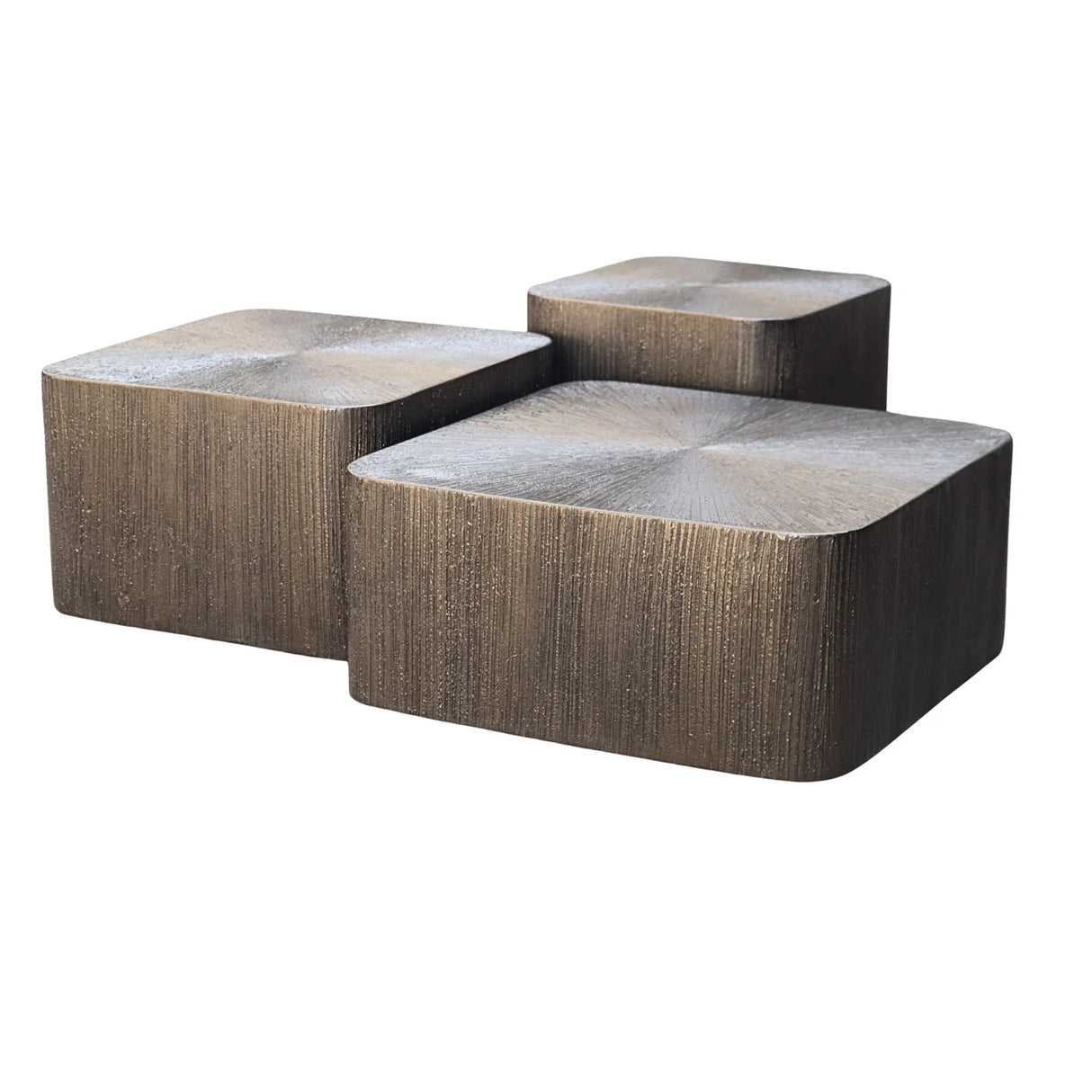 Salontafel Cubes Brunzae (Set of 3)