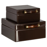 Opbergdoos Echo dark brown small – Richmond Interiors (afbeelding 7)