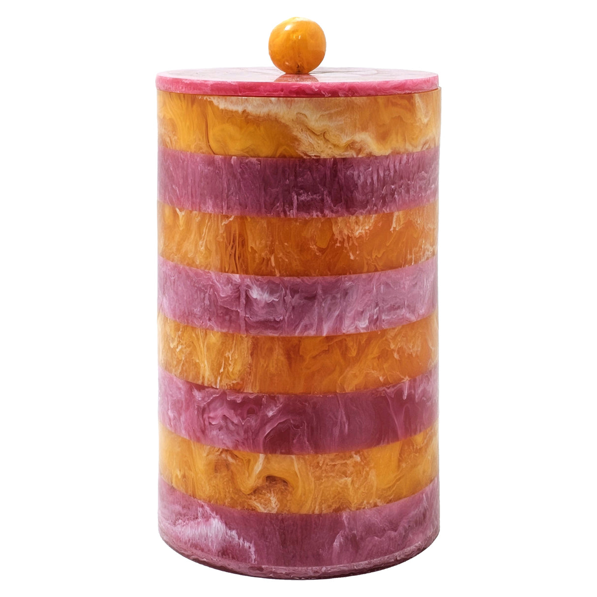 Opbergdoos Lilybelle pink/orange storage jar small