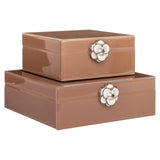 Opbergdoos Floral brown large – Richmond Interiors (afbeelding 6)