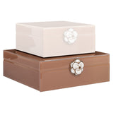 Opbergdoos Floral brown large – Richmond Interiors (afbeelding 5)