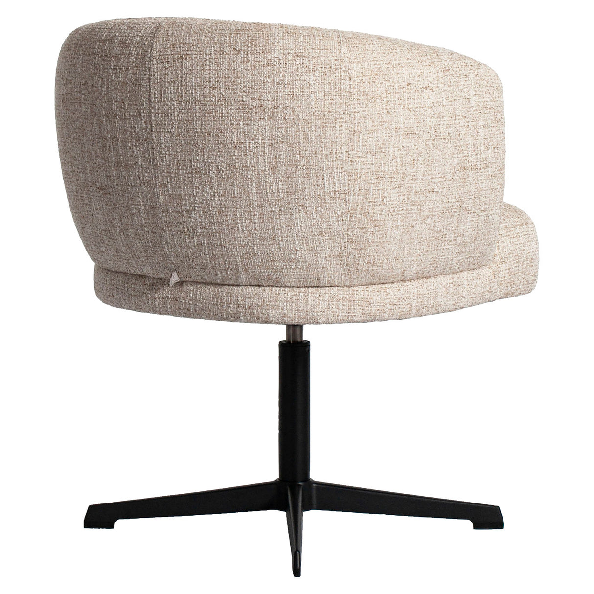 Eetkamerstoel Dinan cream tweed fire retardant - swivel