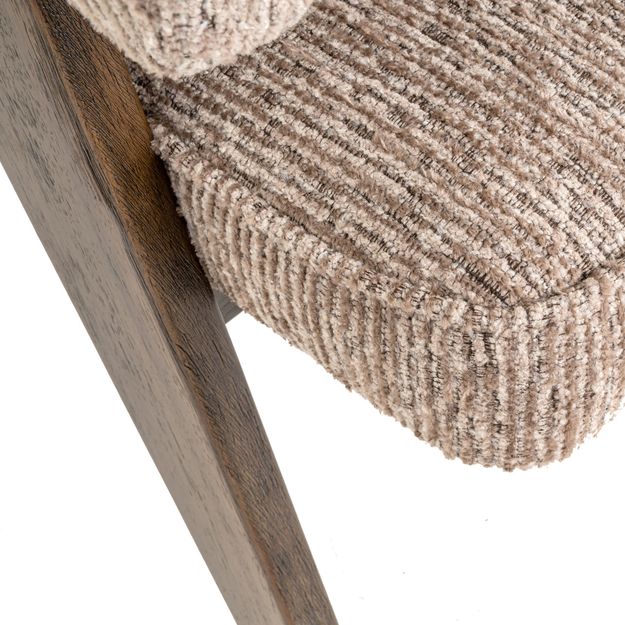 Eetkamerstoel Mori mocca linear fire retardant