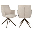 Eetkamerstoel Dakota natural chunky swivel with arm van Richmond Interiors – Luxe comfort op maat van PureWonen. Vraag naar de beste prijs.