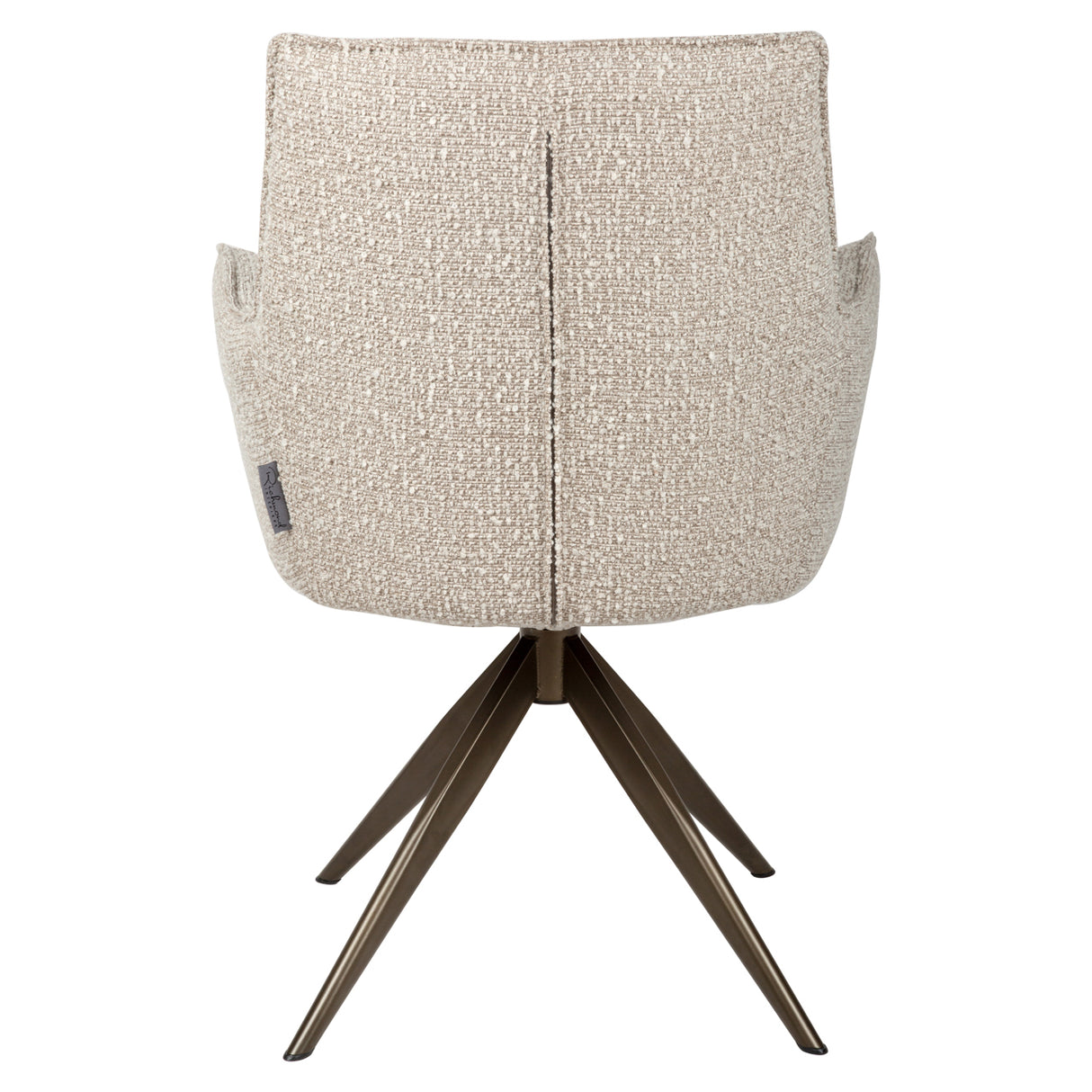 Eetkamerstoel Dakota natural chunky swivel with arm van Richmond Interiors – Luxe comfort op maat van PureWonen. Vraag naar de beste prijs.