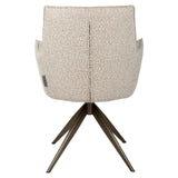 Eetkamerstoel Dakota natural chunky swivel with arm van Richmond Interiors – Luxe comfort op maat van PureWonen. Vraag naar de beste prijs.