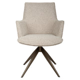 Eetkamerstoel Dakota natural chunky swivel with arm van Richmond Interiors – Luxe comfort op maat van PureWonen. Vraag naar de beste prijs.