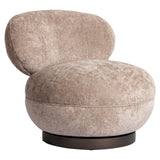 Lounge stoel Jace be easy sand swivel fire retardant