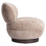 Lounge stoel Jace be easy sand swivel fire retardant