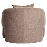Lounge stoel Tuscany mocca chunky