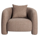 Lounge stoel Tuscany mocca chunky