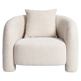 Lounge stoel Tuscany beige blockweave