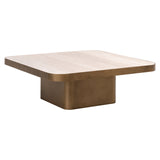 Salontafel Claridge beige 90x90 (cumulus)