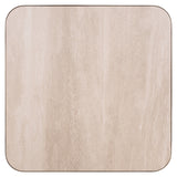 Salontafel Claridge beige 90x90 (cumulus)