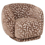Lounge stoel Negreslo brown labyrinth