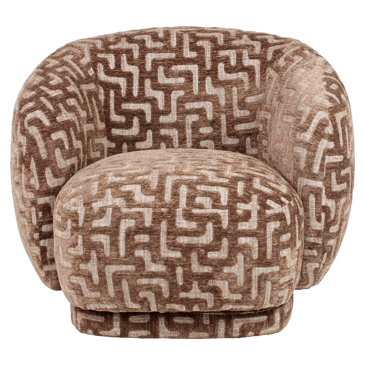 Lounge stoel Negreslo brown labyrinth