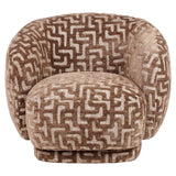 Lounge stoel Negreslo brown labyrinth