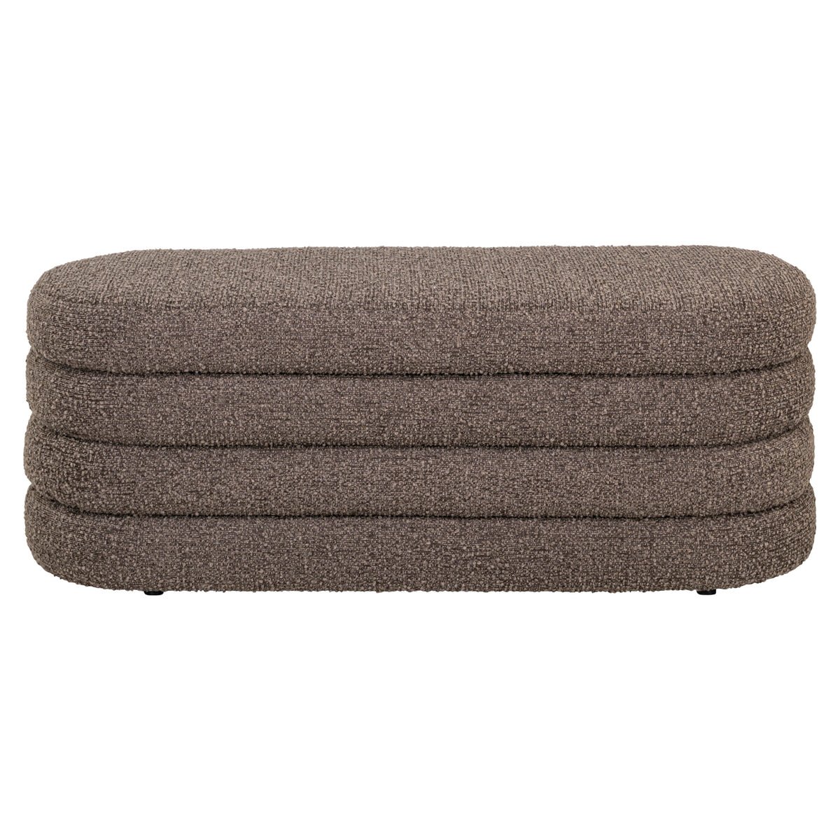 Poef & Voetenbank Camille brown chunky – Richmond Interiors (afbeelding 2)