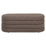 Poef & Voetenbank Camille brown chunky – Richmond Interiors (afbeelding 2)