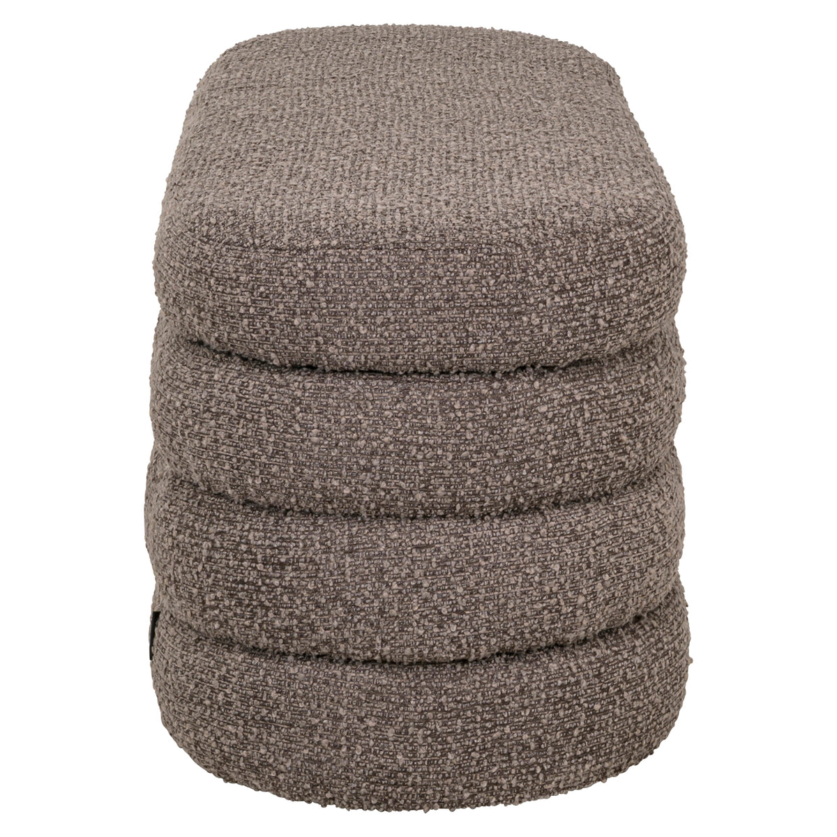 Poef & Voetenbank Camille brown chunky – Richmond Interiors (afbeelding 3)