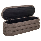 Poef & Voetenbank Camille brown chunky – Richmond Interiors (afbeelding 4)
