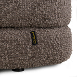 Poef & Voetenbank Camille brown chunky – Richmond Interiors (afbeelding 5)